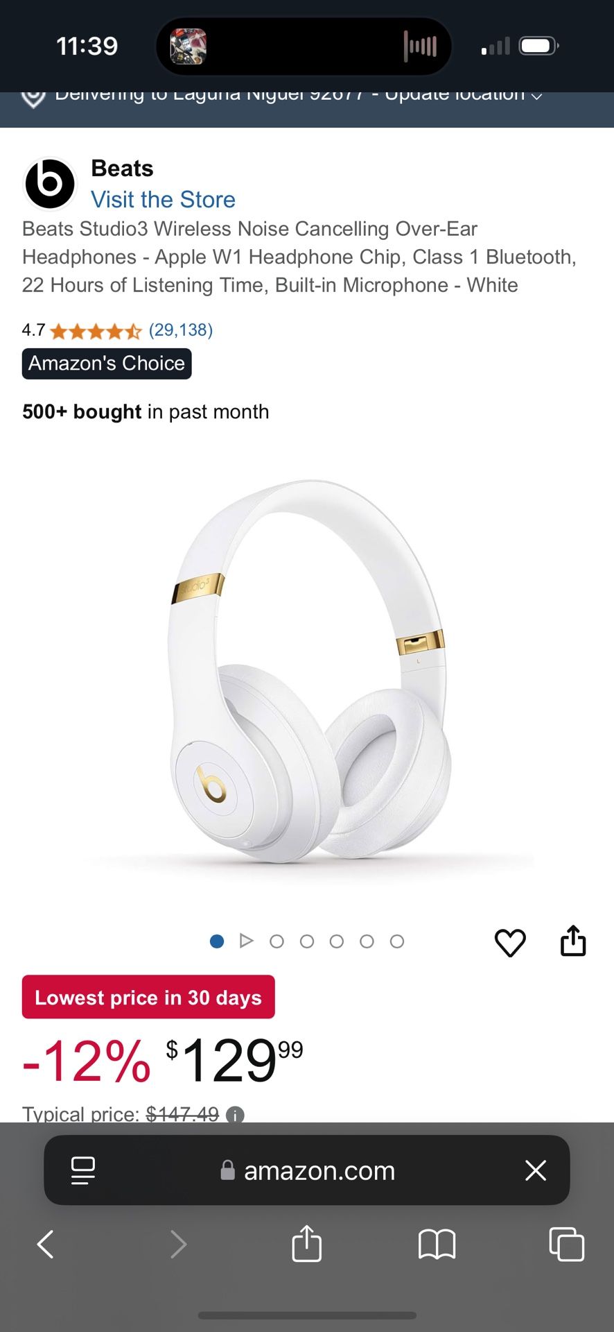Beats Studio 3