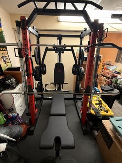 Marcy Home Gym Power Rack with Bench