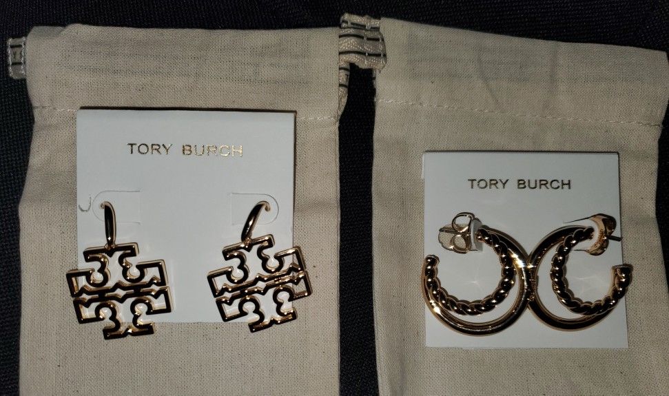 New & Authentic TORY BURCH earings 