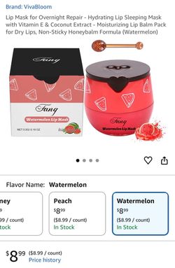 Lip mask for overnight repair $5 each