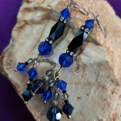 swavorski cheq earring set