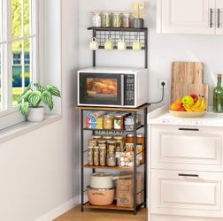 Kitchen Stand with Shaped Hooks