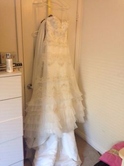 Oleg Cassini wedding dress