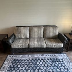 Palm Casual Relax Series Couch, Table  & Extra Cushion Set