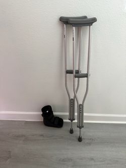 FREE - Crutches & Boot