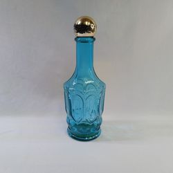 Avon Collectible Vintage Breath Fresh Mouthwash Empty 8 oz Glass Bottle Decanter