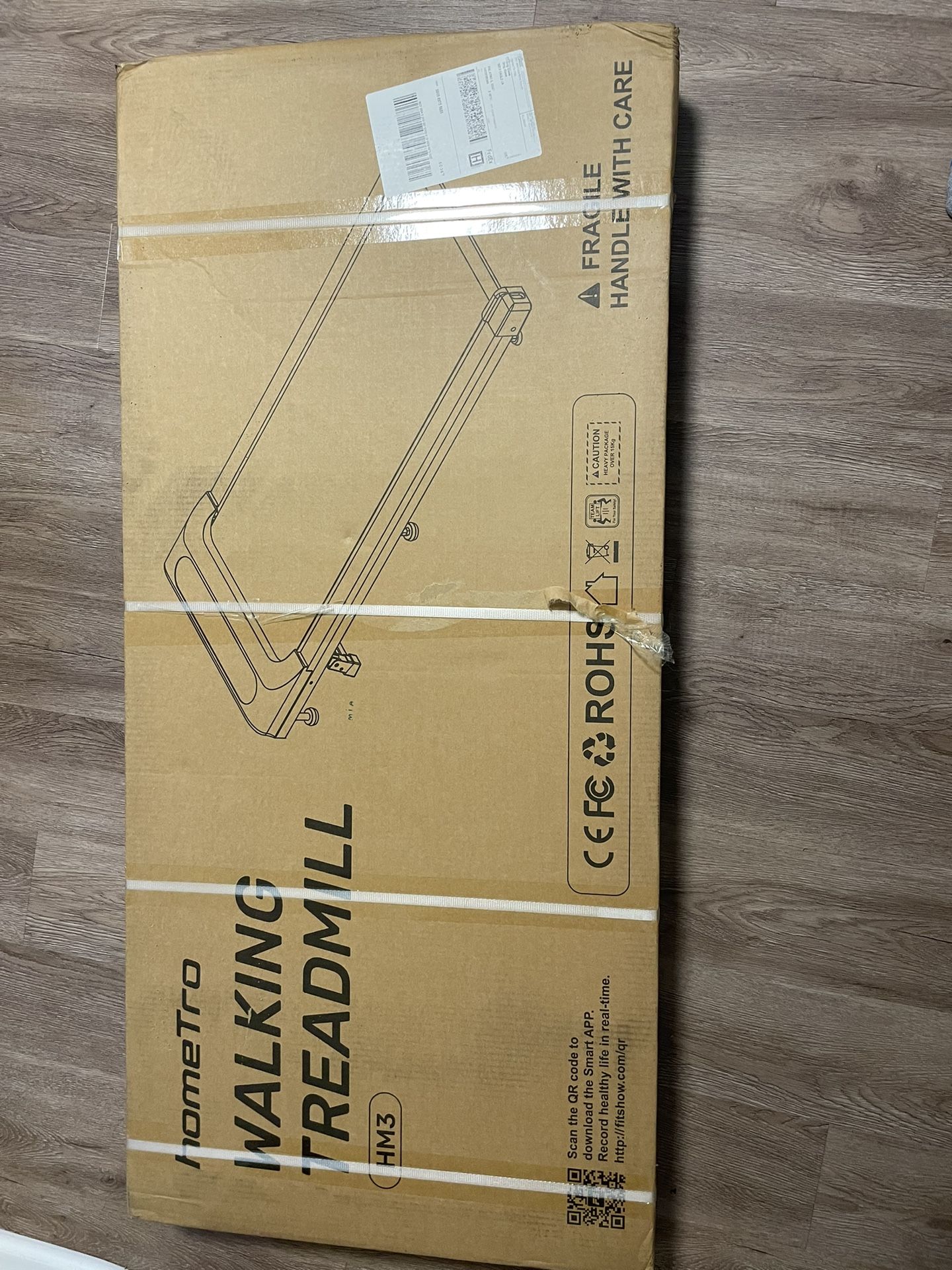 Brand New 3.0HP Walking Pad with 9% Incline, 0.6-5 MPH