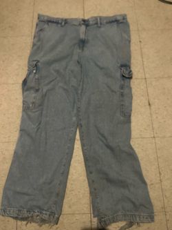no brand baggy jeans