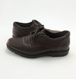 Mens J. Murphy Novick Cap Toe Oxford Brown Leather Dress Shoes 59-37709 Size 9.5