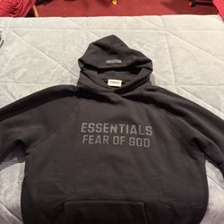 Black Essentials Hoodie 