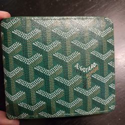 Goyard Green Bifold Wallet 