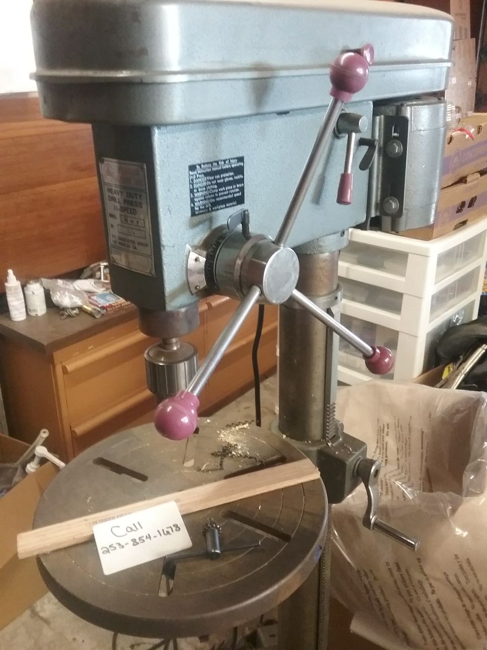 Intergram Machine Tool, Heavy Duty Drill Press 16Speed for Sale in