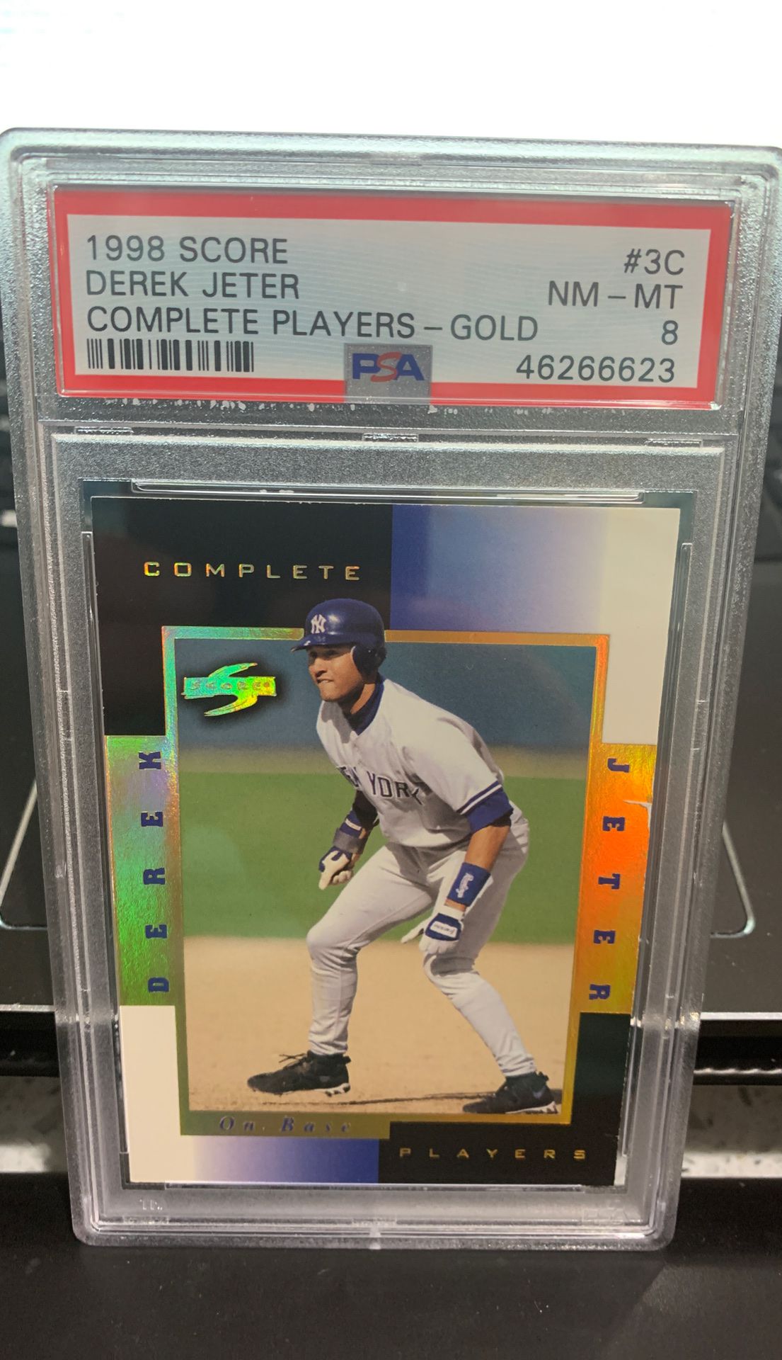 Rare Derek Jeter graded baseball card