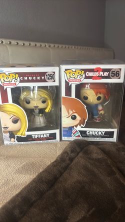 Chucky and Tiffany Funko Pops