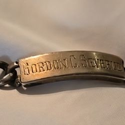 VTG. Flex-Let Sterling Heavy Men's WW2 Military 8 "  Bracelet Very Rare!