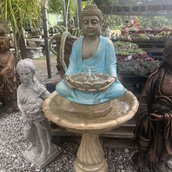 Concrete Budha Water Fountain