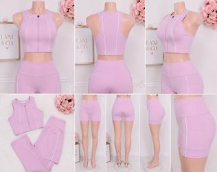 💗 Pink 2-Piece Workout Set