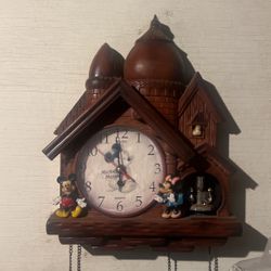 Vintage  Wsd Disney Clock 