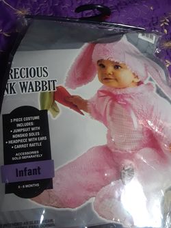 Baby bunny costume 0-6 months