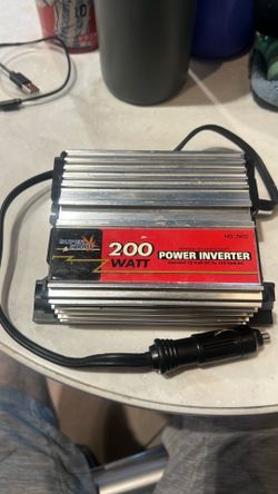 200 Watt power inverter.