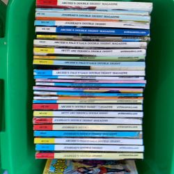 box of archie, betty and veronica. and jughead comics