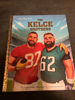 The Kelce Brothers Big Golden Book Lot of 2