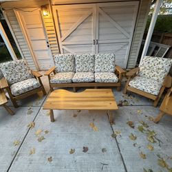 Ranch Oak Living Room Set