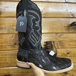 cowhide boots 