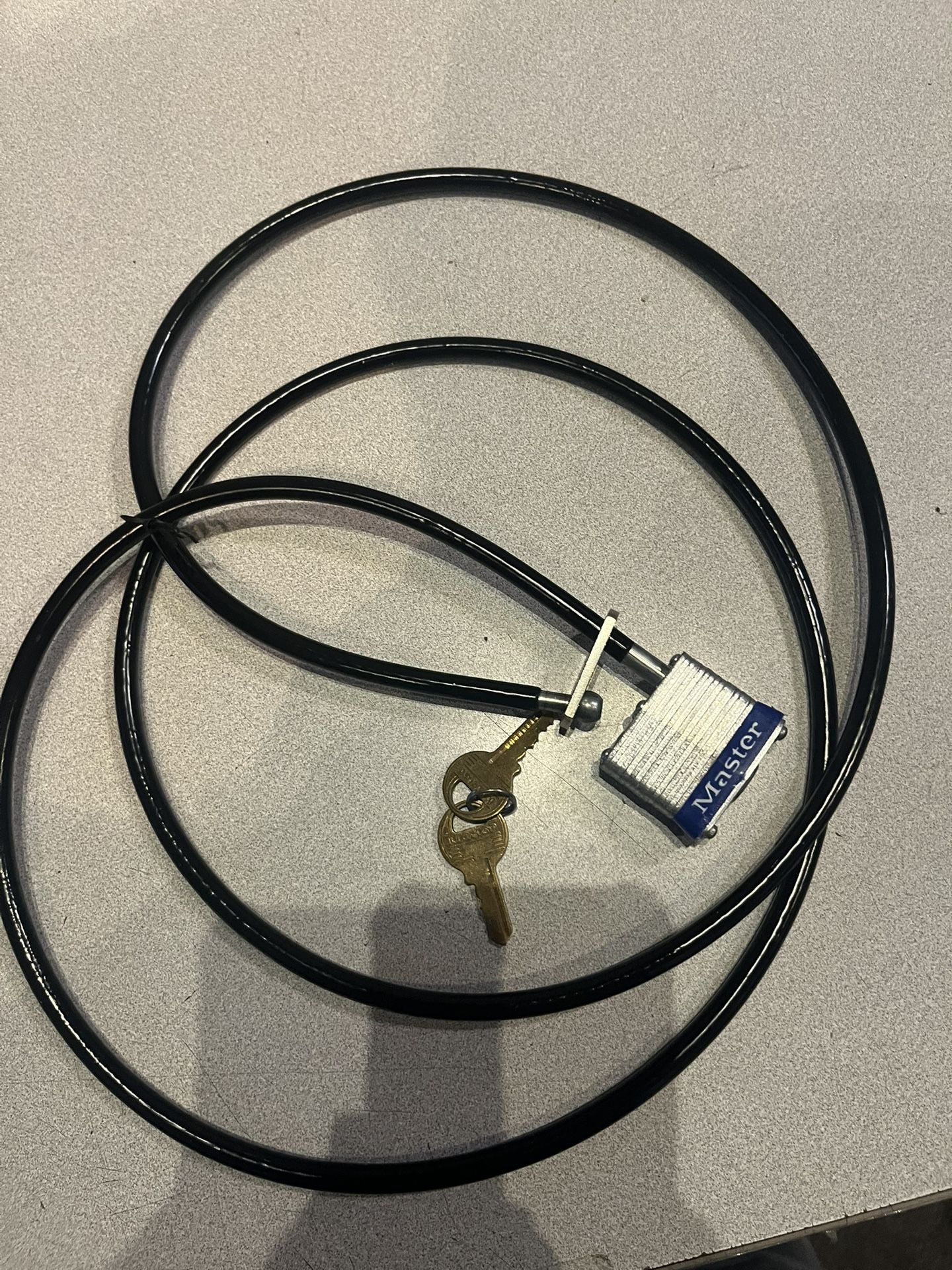 Master lock, specialty lock, and cable New