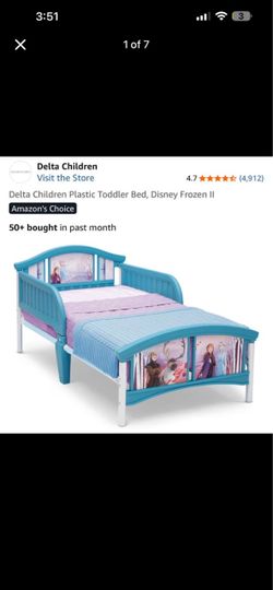Toddler bed with mattress