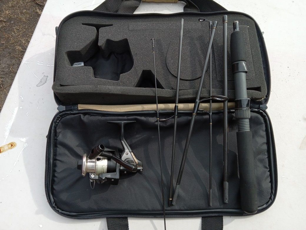 Shimano Transportable Rod And Reel With Case