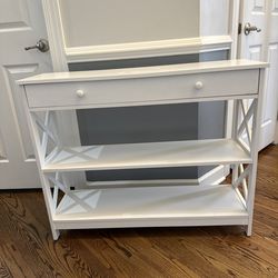 White Console Table