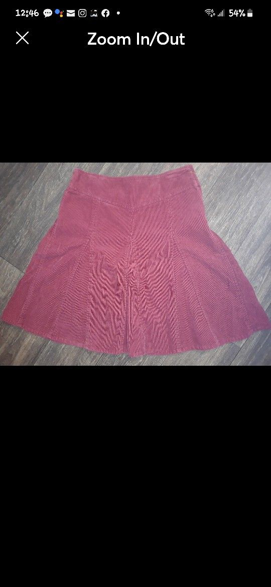 Corduroy Skirt