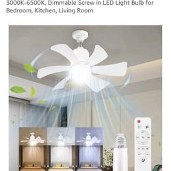 Brand New : Small LED Fan Light 
