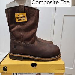 Carhartt Composite Toe Work Boots Size 8.5
