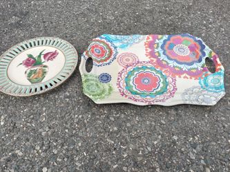 Decorative Dish With Trey