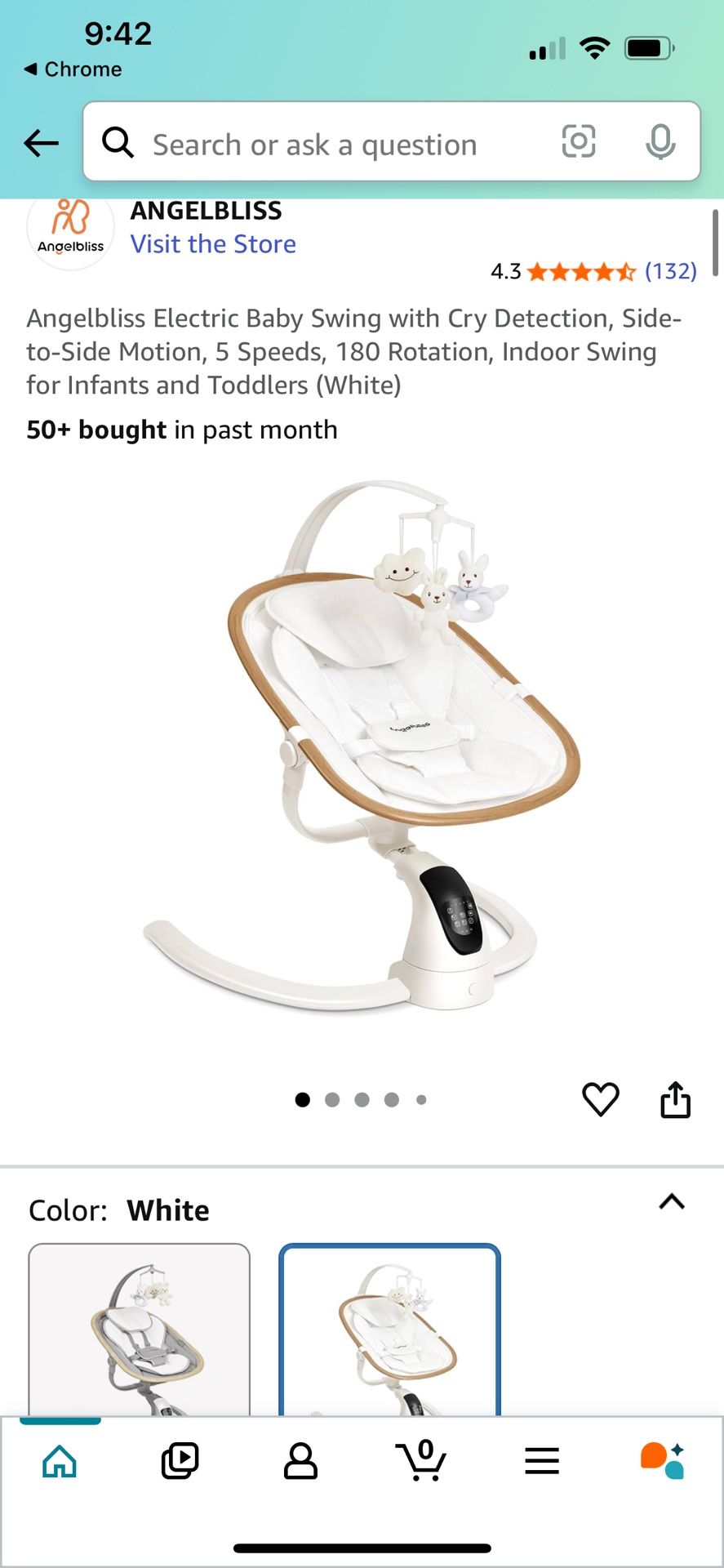 New Baby Swing