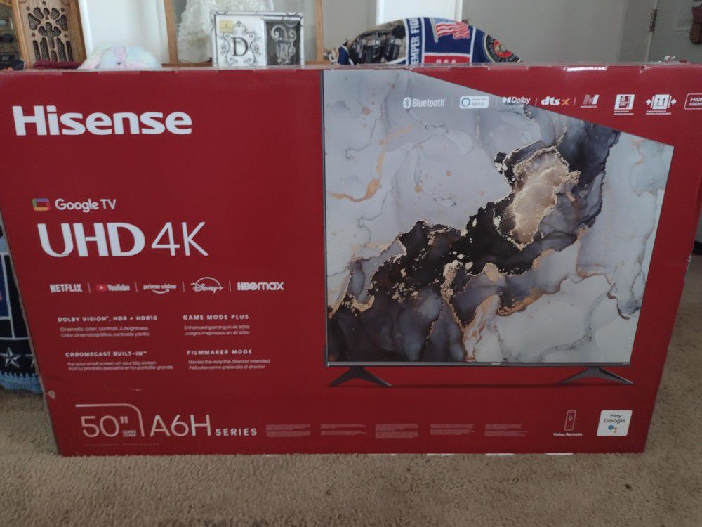 50" Smart Hisense UHD 4K TV In Box (Price Reduced)