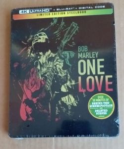 4k blu ray bob marley one love steelbook bluray brand new