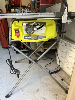 Table Saw On Stand
