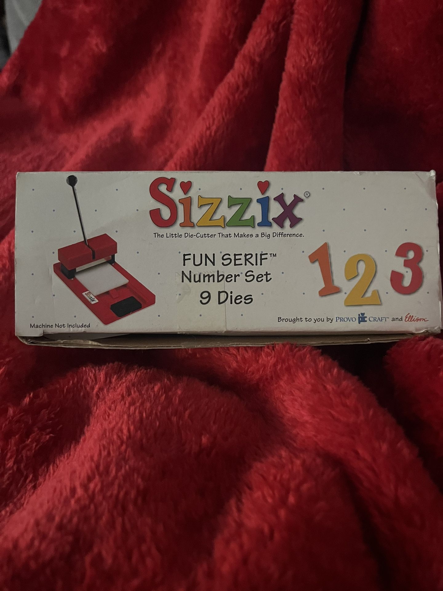 Sizzix Fun Serif Number Set