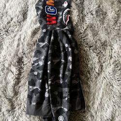 Black Camo Full Zip Bape Hoodie