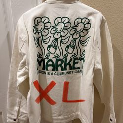 MENS SIZE XL MARKET STUDIOS COMMUNITY GARDEN JACKET