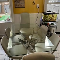 Glass Dining Table 