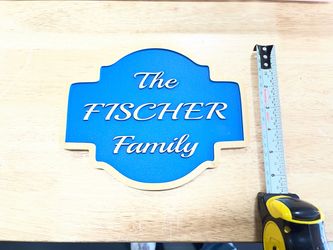 Personalized Family Name Sign