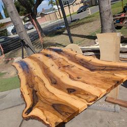 Black Oak Slab Table Top 