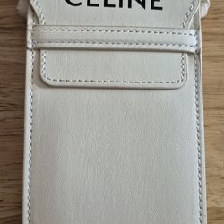 CELINE WHITE/BEIGE CROSSBODY POUCH PHONE WALLET SUNGLASS CASE (SEE OTHER POSTS)