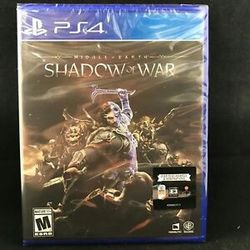 Shadow of War Ps4 Brand New Sealed, Lord of the Rings Middle-Earth Game, PlayStation 4