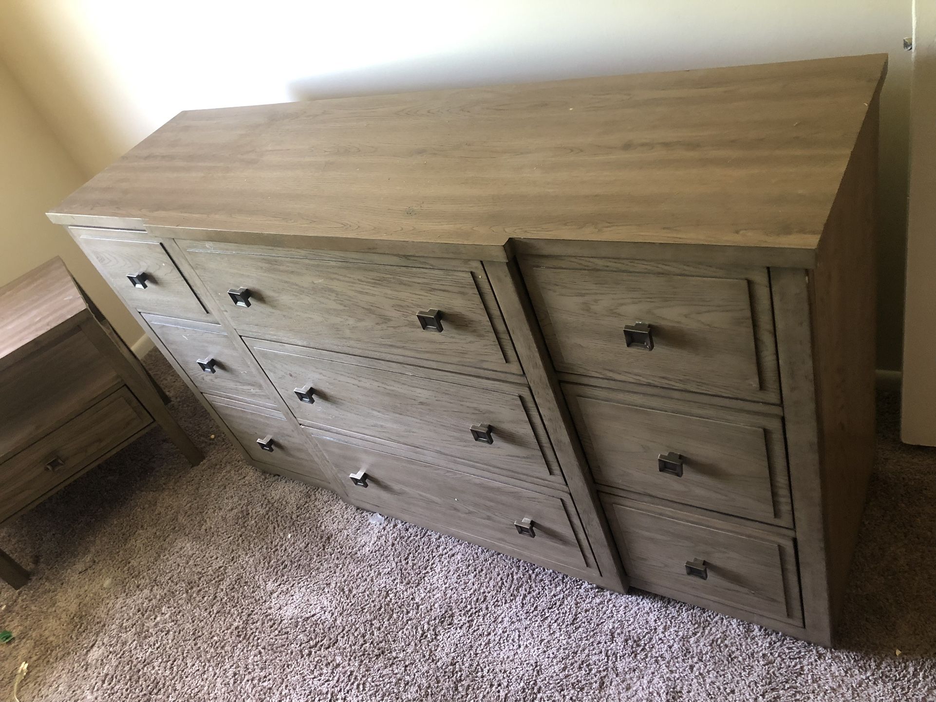 4 Piece Set. Luxury Wooden Dresser+chess+ Two Nightstands. BEST OFFER