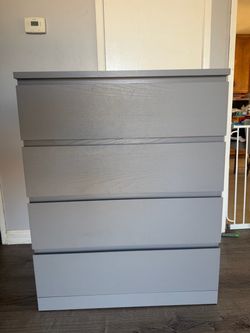 Ikea dresser gray